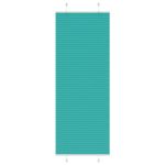 Jaluză plisată verde petrol 80x200cm Lățime țesătură 79,4 cm GartenMobel Dekor