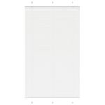 Jaluză plisată alb 120x200 cm Lățime țesătură 119,4 cm GartenMobel Dekor