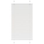 Jaluză plisată alb 80x150 cm Lățime țesătură 79,4cm poliester GartenMobel Dekor