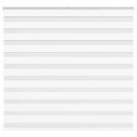 Jaluzea tip zebra alb lățime țesătură 150,9 cm poliester GartenMobel Dekor