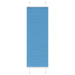 Jaluză plisată Albastru 45x150 cm Lățime țesătură 44,4 cm GartenMobel Dekor
