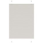 Jaluză plisată gri deschis 100x100cm Lățime țesătură 99,4cm GartenMobel Dekor