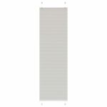 Jaluză plisată gri deschis 60x200 cm Lățime țesătură 59,4 cm GartenMobel Dekor