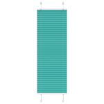 Jaluză plisată verde petrol 40x100 cm Lățime țesătură 39,4 cm GartenMobel Dekor