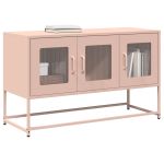 Dulap TV, roz, 100,5x39x60,5 cm, oțel laminat la rece GartenMobel Dekor