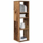 Dulap cu cărți din lemn vechi 34x31x112 cm din lemn prelucrat GartenMobel Dekor