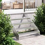 Treaptă tip grătar, 90x24x7 cm, oțel galvanizat GartenMobel Dekor