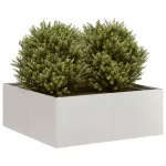 Jardinieră 80x80x30 cm oțel inoxidabil GartenMobel Dekor