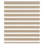 Jaluzea tip zebra 125x100 cm lățime țesătură 120,9 cm poliester GartenMobel Dekor