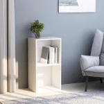 Bibliotecă, alb, 40x30x76,5 cm, lemn prelucrat GartenMobel Dekor