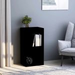 Bibliotecă, negru, 40x30x76,5 cm, lemn prelucrat GartenMobel Dekor
