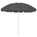 Umbrelă de soare de plajă, antracit, 240 cm GartenMobel Dekor