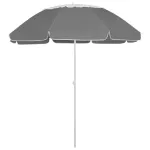 Umbrelă de soare de plajă, antracit, 300 cm GartenMobel Dekor