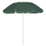 Umbrelă de soare de plajă, verde, 300 cm GartenMobel Dekor