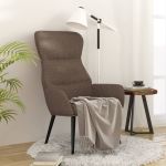 Scaun de relaxare, gri taupe, material textil GartenMobel Dekor