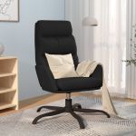 Scaun de relaxare, negru, piele ecologică GartenMobel Dekor