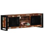 Dulap TV 100x30x35 cm lemn masiv recuperat GartenMobel Dekor