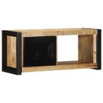 Dulap TV 80x30x35 cm lemn masiv de mango GartenMobel Dekor