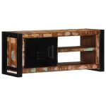 Dulap TV 80x30x35 cm lemn masiv recuperat GartenMobel Dekor