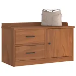 Bancă pentru hol „SANDNES” 87x40x50 cm din lemn masiv de pin GartenMobel Dekor