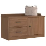 Bancă pentru hol „SANDNES” 87x40x50 cm din lemn masiv de pin GartenMobel Dekor