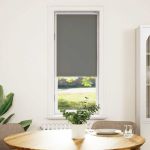 Jaluză cu role opace gri 45x150 cm lățime material 40,7 cm GartenMobel Dekor