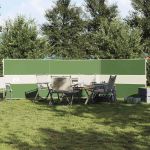 Paravan de camping verde 490x123 cm impermeabil GartenMobel Dekor
