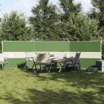 Paravan de camping verde 490x123 cm impermeabil GartenMobel Dekor