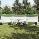 Paravan de camping verde 508x130 cm impermeabil GartenMobel Dekor