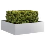 Jardinieră 100x100x30 cm oțel galvanizat GartenMobel Dekor