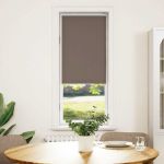Jaluză cu role opace cafea 45x150 cm lățime țesătură 40,7 cm GartenMobel Dekor