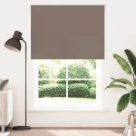 Jaluză cu role opace cafea 145x210 cm lățime materială 141,6 cm GartenMobel Dekor