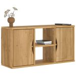 Dulap TV „ODDA” 79x24x40 cm din lemn masiv de pin GartenMobel Dekor