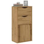 Dulap lateral cu sertare „ODDA” 40x24x79 cm lemn masiv de pin GartenMobel Dekor