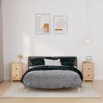 Noptiere, 2 buc., 40x35x61,5 cm, lemn masiv de pin GartenMobel Dekor