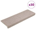 Covorașe scară 30 buc 65x21x4 cm Taupe GartenMobel Dekor