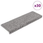 Covorașe scară 30 buc 65x21x4 cm gri GartenMobel Dekor