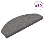 Covorașe scară 30 buc gri închis 65x24x4 cm GartenMobel Dekor