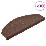 Covorașe scară 30 buc maro 65x24x4 cm GartenMobel Dekor