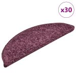 Covorașe scară 30 buc violet închis 56x17x3 cm GartenMobel Dekor