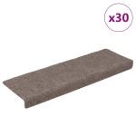 Covorașe scară autoadezive 30 buc crem 65x21x4 cm GartenMobel Dekor