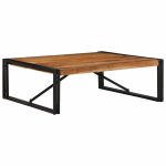 Masuta de cafea 100x100x35 cm din lemn masiv de salcam GartenMobel Dekor