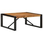 Masuta de cafea 80x80x35 cm din lemn masiv de salcam GartenMobel Dekor