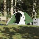 Cabină cort de camping, 4 persoane, verde, impermeabil GartenMobel Dekor