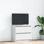 Dulap TV, alb, 60x35x54 cm, lemn prelucrat GartenMobel Dekor