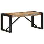Masuta de cafea multicolora 80x40x35 cm lemn masiv recuperat GartenMobel Dekor
