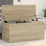 Cutie de depozitare stejar sonoma, 100x42x46 cm, lemn prelucrat GartenMobel Dekor