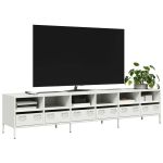 Dulap TV, alb, 202x39x43,5 cm, oțel laminat la rece GartenMobel Dekor