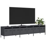 Dulap TV, antracit, 202x39x43,5 cm, oțel laminat la rece GartenMobel Dekor