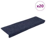 Covorașe scară autoadezive 20 buc Antracit 65x21x4 cm GartenMobel Dekor